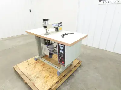 Changzhou JT-100-Q Ultrasonic Welding Sewing Head Unit Press 2x1" Foot 220V