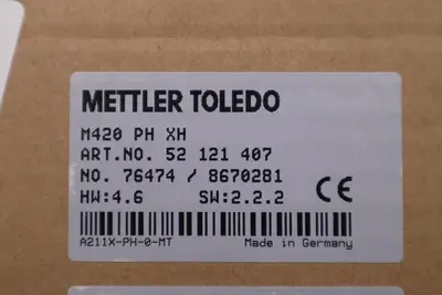 METTLER TOLEDO 52121407 M420 PH XH TRANSMITTER NEW IN BOX STOCK G157A