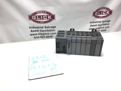 ALLEN BRADLEY PLC RACK W/ CPU AND POWER SUPPLY 1746-P2, 1747-L532