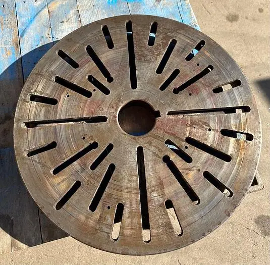 21" Lathe Faceplate w/ L1 Mount Will fit a 17" Clausing Colchester Lathe (5713)