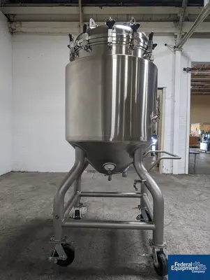 USED A&M Process 500 Liter A&B Process Receiver Tank, 316 S/S, 44/150#