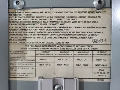 Used FEDERAL PIONEER NBLP42B-4ABCST Switchgears British Columbia CA | Lenmark #1433547