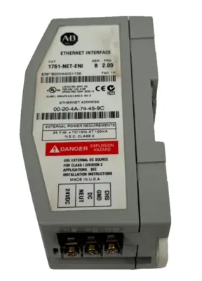 USED Allen-Bradley ALLEN BRADLEY 1761-NET-ENI