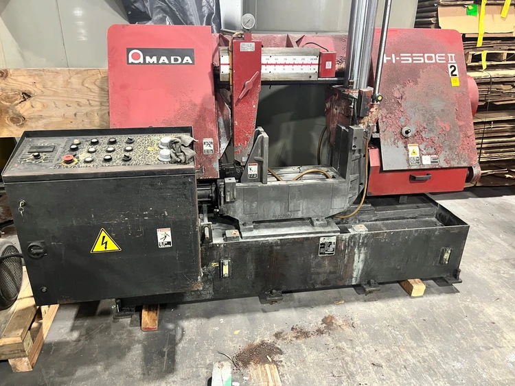 Used 2016 AMADA H-550EII Horizontal Band Saws Illinois US | Asset Exchange Corporation #1328472