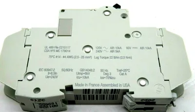 NEW SCHNEIDER ELECTRIC 60106 MINIATURE CIRCUIT BREAKER 1P 5AMP