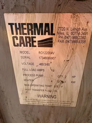 USED THERMAL CARE R0122004V