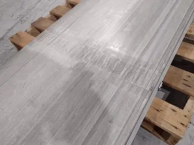 USED DORNER 3200 SERIES FLAT BELT CONVEYOR END DRIVE