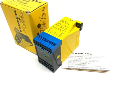 New | in-Stock Turck Multi-Safe Switching Amplifier Relay 2-Channel 53224 Relays & Switches Michigan US | Maverick Industrial Sales #1393080