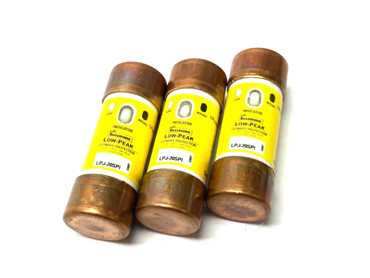 Used COOPER BUSSMANN LOW-PEAK INDICATOR FUSE, DUAL ELEMENT Fuses | Maverick Industrial Sales #1103407