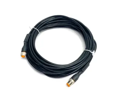 New | in-Stock LUMBERG AUTOMATION DOUBLE ENDED CORDSET M12 MALE TO FEMALE 10M Cable & Wire | Maverick Industrial Sales #1107108