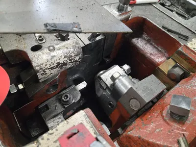1954 National Machinery .420" Double Stroke Roller Header, Ser. 22331; Cutoff Diameter: .420",
