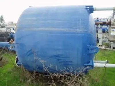 Tank, 2,000 Gallon, Glass Lined, 7' X 7', DT/DB, #C732812
