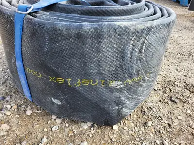 8" x 50 ft Mining Lay Flat Hose w/ Coupling