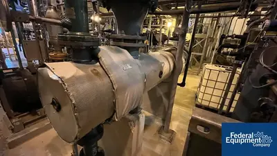 USED GEA 6.3 Sq Meter / 67 Sq Ft GEA Canzler Thin Film Evaporator, 904L S/S, 3.2/16 Bar