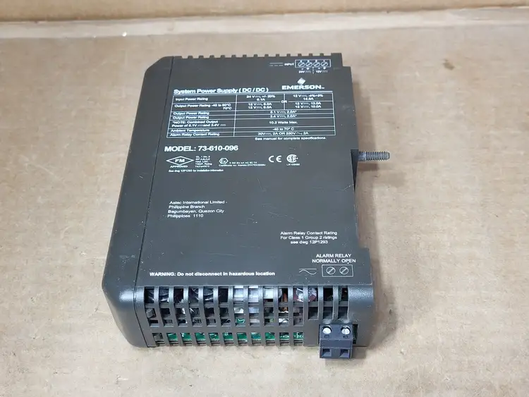 Used EMERSON 73-610-096 Misc Electrical & Power Parts British Columbia CA | Lenmark #836479