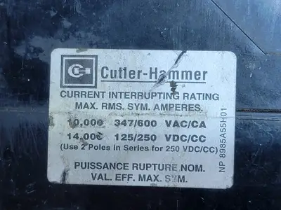 USED CUTLER-HAMMER GBH3030