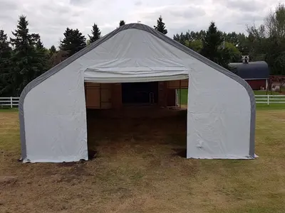 NEW 30X60X20 DOUBLE TRUSS STORAGE BUILDING