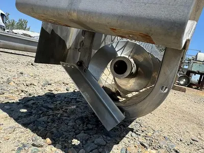 Conveyor, Screw, 6" x 10', Stainless Steel, With Drive, #5880239