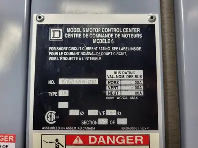USED SQUARE D MODEL 6