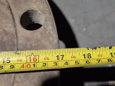 10" Weld Neck Flange, 12 Bolts