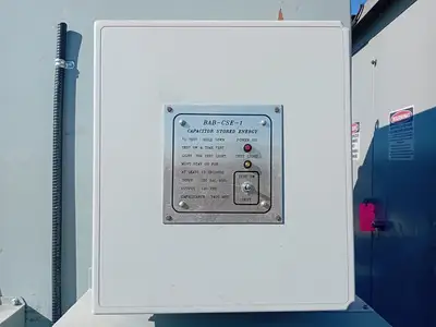 600 Amp 4160 Volts disconnect with capacitor and overload relay protection