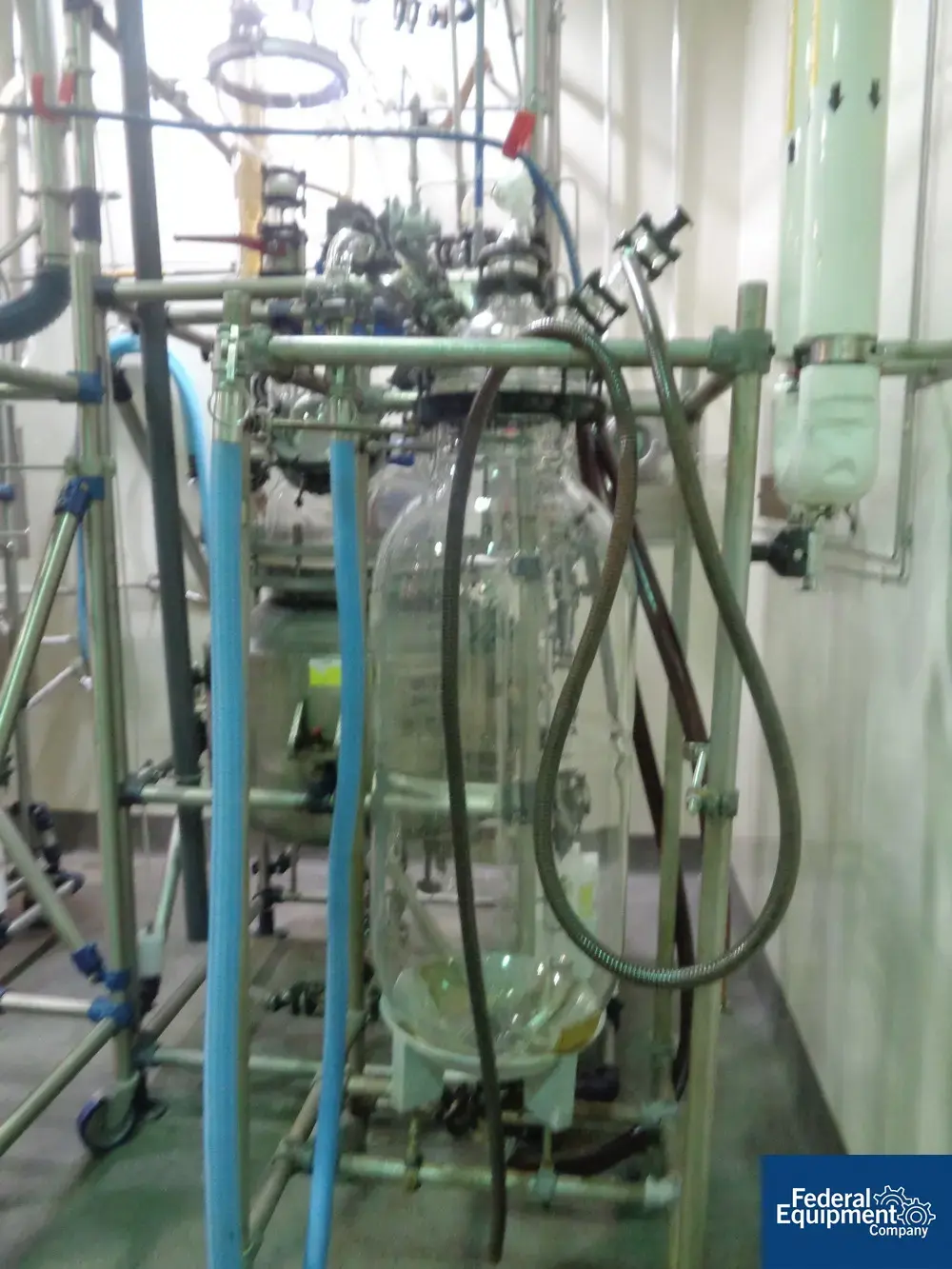 USED QVF 75 Liter QVF Schott Glass Receiver