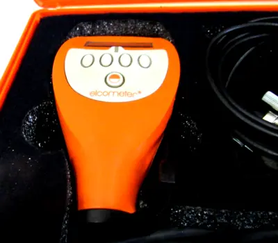 USED ELCOMETER 456 GAUGE WITH CASE AND ACCESORIES