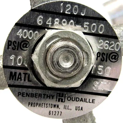 NEW PENBERTHY 64890-500 VALVE 120J 64890500