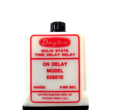 NEW DAYTON 6X601E TIME DELAY RELAY