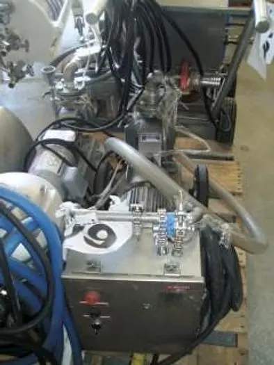 Pump, Centrif., 3 HP, S/st, 1-3/4" In/out, Portable, #C733772