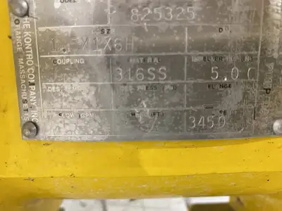 Used Kontro 1.5X1X6H Centrifugal Pumps Michigan US | Maverick Industrial Sales #1398043