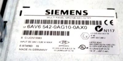 USED SIEMENS 6AV6 542-0AG10-0AX0 SIMATIC MULTI PANEL MP 270B 6AV65420AG100AX0