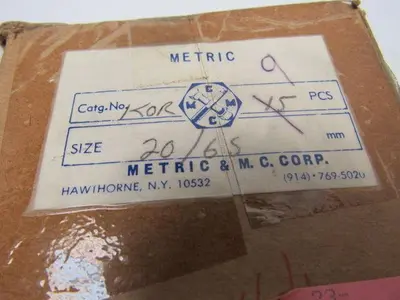 New | in-Stock METRIC & M.C. CORP _UNKNOWN_ Parts (Hydraulics and Pneumatics) | Arrow Industrial #636594