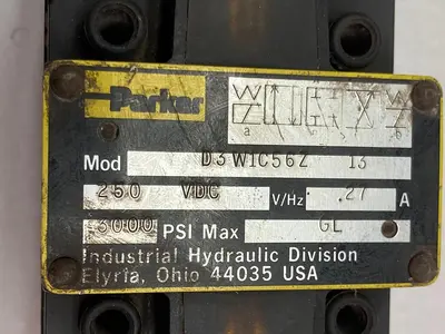 Used PARKER D3W1C56Z Solenoid Valves | Surplus Asset Holdings #1204237
