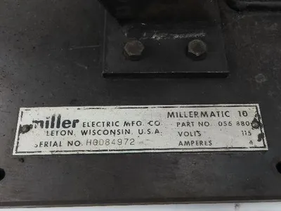 Miller HG-6 Mig Welder 10-E Wire Feeder 115V Millermatic Spool .045" Rollers