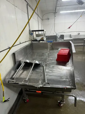 USED CUSTOM STAINLESS Inspection Table