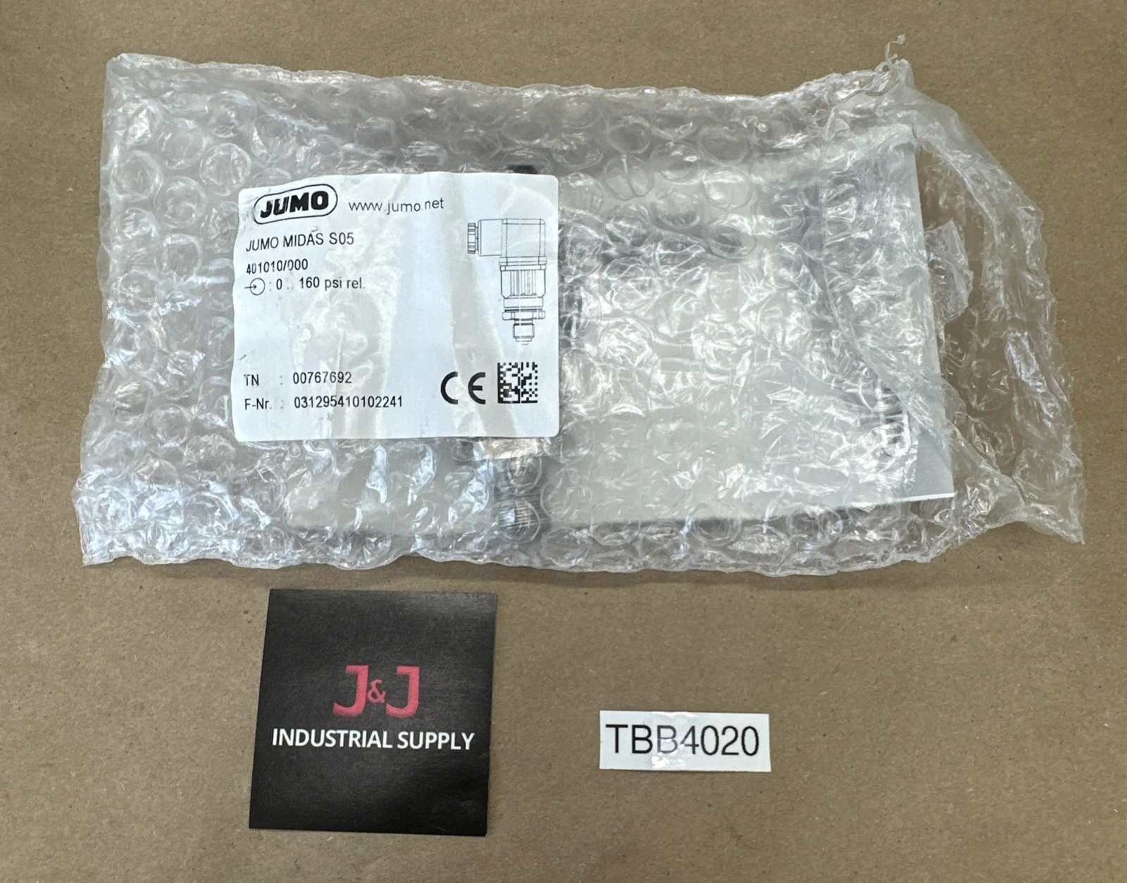 New | in-Stock JUMO 00767692 Parts (Hydraulics and Pneumatics) Indiana US | J&J Industrial Supply #510049
