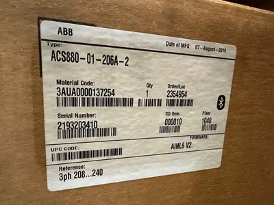 USED ABB ACS880-01-206A-2