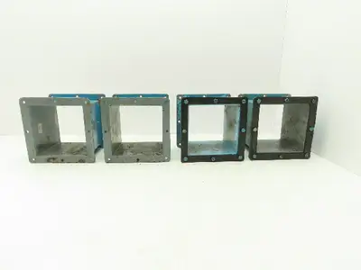Wiegmann JWN666 6"x6" Wireway Nipple Feed-Through 6" Hoffman Lot of 4