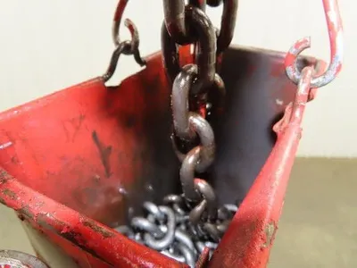 Chicago Pneumatic 1/4 Ton 500Lb Power Vane Air Chain Hoist 15' Lift w/Pendant