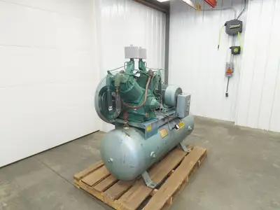 Champion R-70A Piston Air Compressor Pump 100CFM 25Hp 230/460V 120G Tank