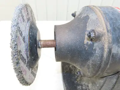 Dayton 4TJ99A Bench Buffer Grinder 6" 3450RPM 1/2 HP 120/240V 1/2" Arbor