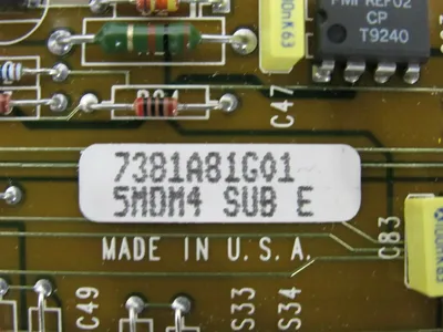 USED WESTINGHOUSE 7381A81G01 CIRCUIT BOARD 5MDM4