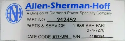 NEW ALLEN SHERMAN HOFF 212452 PNEUMATIC CYLINDER