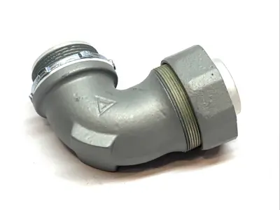 USED APPLETON ELECTRIC 90° LIQUIDTIGHT CONNECTOR 1-1/2" LT FLEX INSULATED