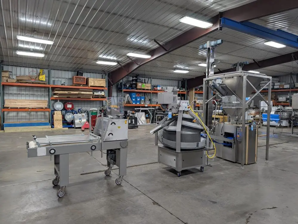 Used 2 Pocket Bread Line with Glimek & Benier Components