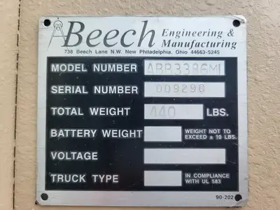 USED BEECH ABB3386ML
