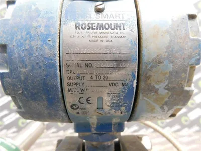 Rosemount 1151GP8S22D6S1B4L4 Diff. Pressure Transmitter 1000 PSI Max. Used