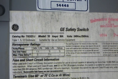 New | in-Stock GE TH3221J Disconnects California US | Davliegogo LLC #1707878