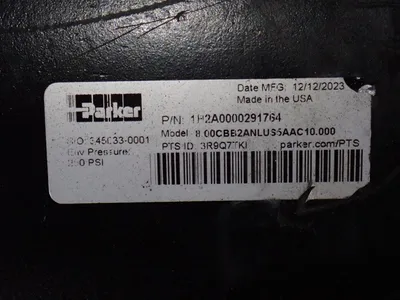 Used 2023 PARKER 8.00CBE2ANLUS5AAC10.000 Pumps Ohio US | HGR 24 #941338